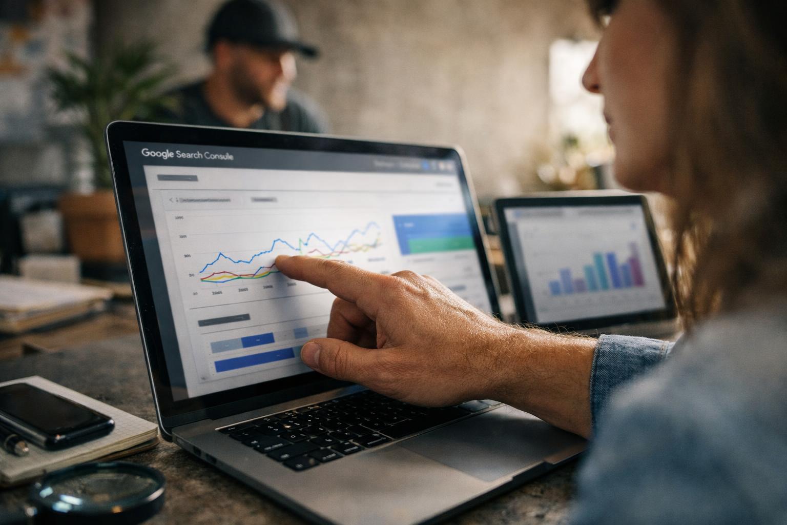 Google Search Console in SEO Agency: Google Search Console is a free tool provided by Google that helps—visual guide